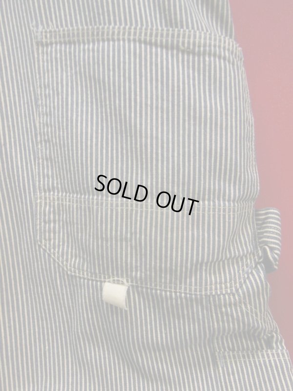 画像8: 1950'S HERCULES HICKORY STRIPE OVERALLS/TOOL POCKET/W KNEE/40X30