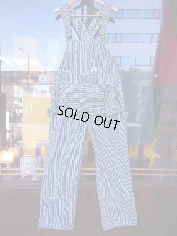 画像12: 1950'S HERCULES HICKORY STRIPE OVERALLS/TOOL POCKET/W KNEE/40X30
