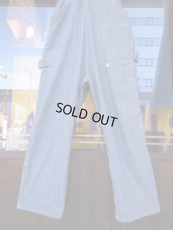 画像16: 1950'S HERCULES HICKORY STRIPE OVERALLS/TOOL POCKET/W KNEE/40X30