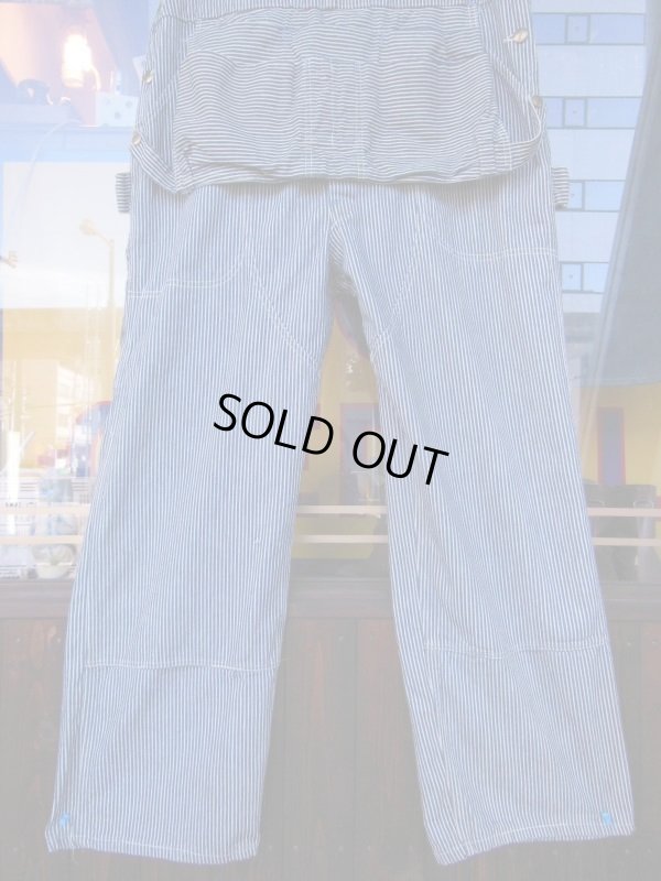 画像13: 1950'S HERCULES HICKORY STRIPE OVERALLS/TOOL POCKET/W KNEE/40X30