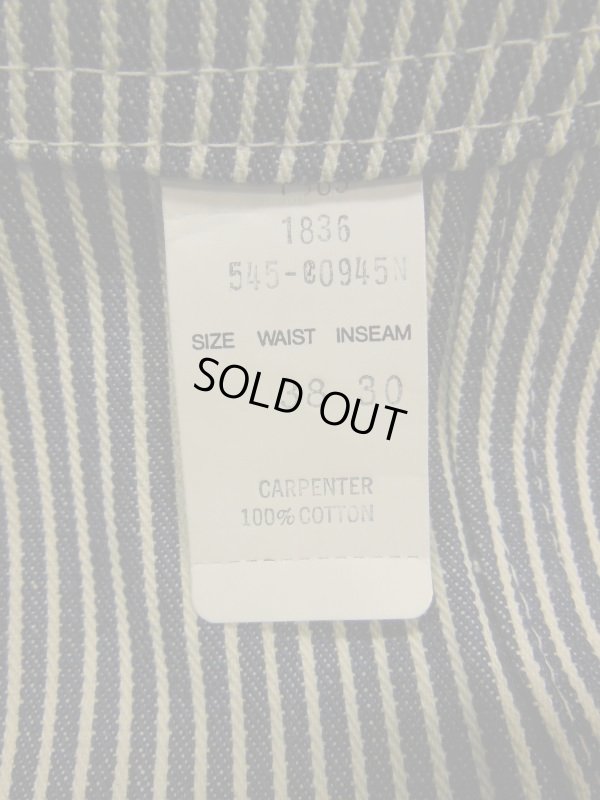 画像10: 1980'S DEADSTOCK BIG MAC HICKORY STRIPE CARPENTERS OVERALLS W/APRON SZ/38X30