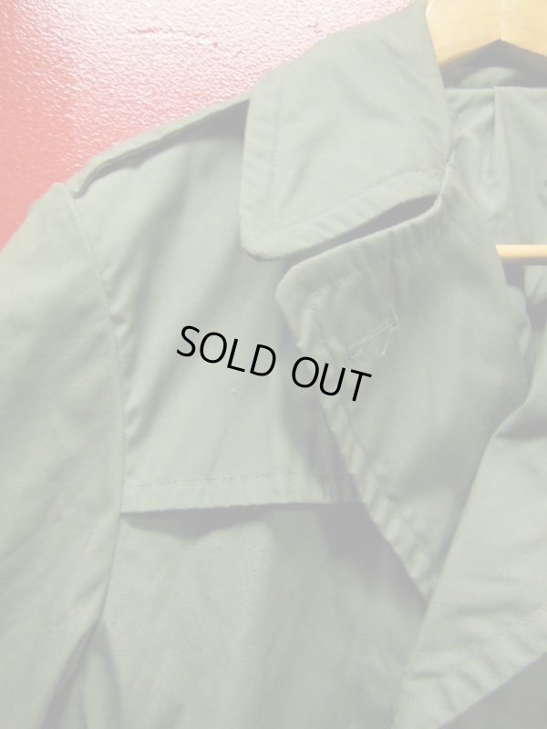 画像3: 1976'S DEADSTOCK RAINCOAT, MAN'S, COTTON AND POLYESTER, QUARPEL, ARMY GREEN 274/SZ-34S