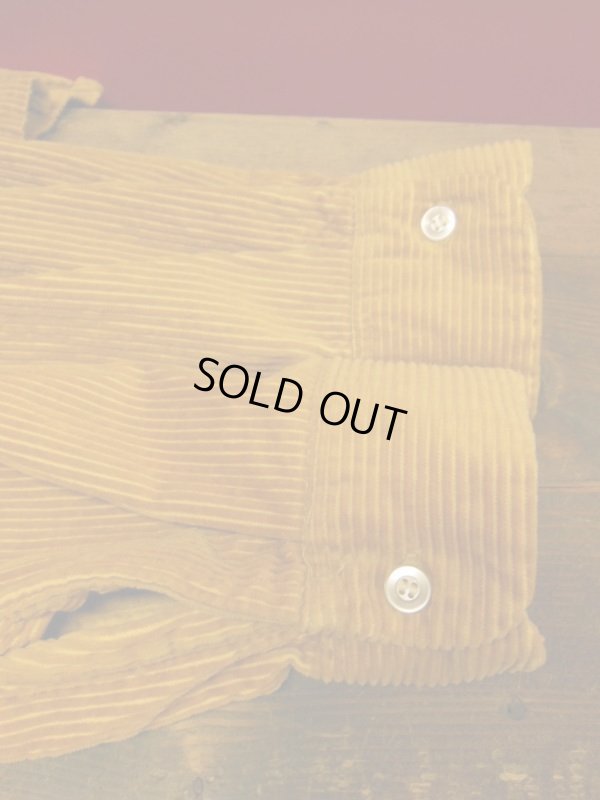 画像11: 1960'S MARTE CONTINENTALS CORDUROY LACE UP PULLOVER SHIRT SZ/L