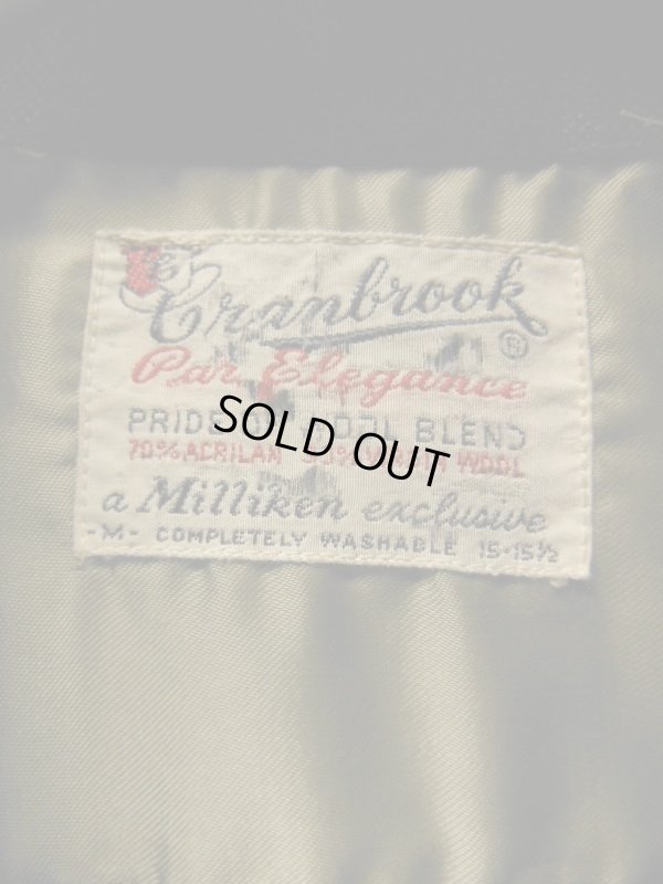 画像4: 1950'S CRANBROOK BLACK BASE ACRYLIC WOOL BOX SHIRT SZ/MEDIUM