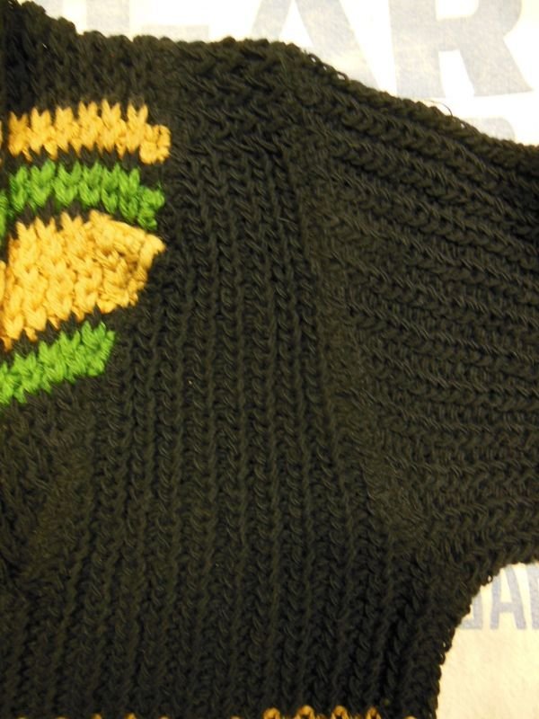 画像12: 1940'S DEADSTOCK SUPER QUALITY BLACK SHAWL COLLAR SWEATER/S