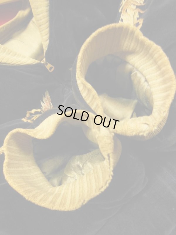 画像5: 1950'S VELVET JAPANESE EMBROIDERED SOUVENIR JACKET　SZ/M