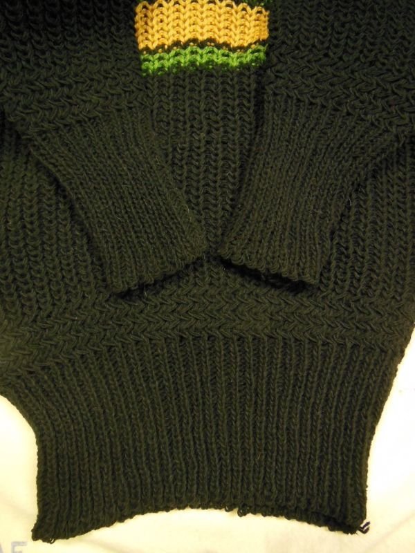 画像10: 1940'S DEADSTOCK SUPER QUALITY BLACK SHAWL COLLAR SWEATER/S