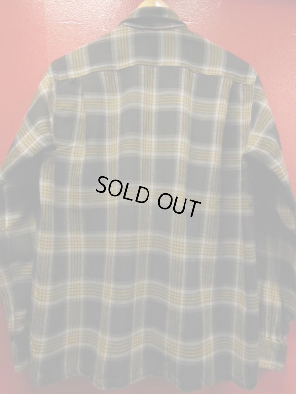 画像11: 1950'S CRANBROOK BLACK BASE ACRYLIC WOOL BOX SHIRT SZ/MEDIUM