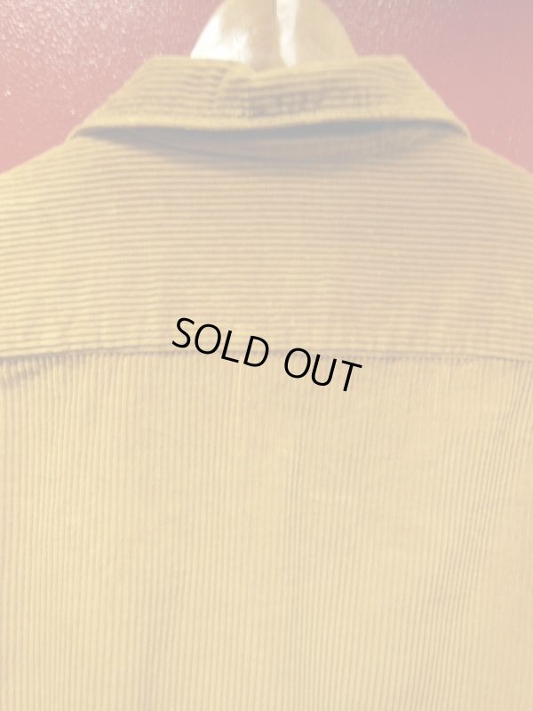 画像5: 1960'S MARTE CONTINENTALS CORDUROY LACE UP PULLOVER SHIRT SZ/L