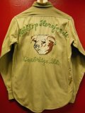 1950'S HILLTOP HEREFORDS EMBROIDERED WORK SHIRT SIZE/S