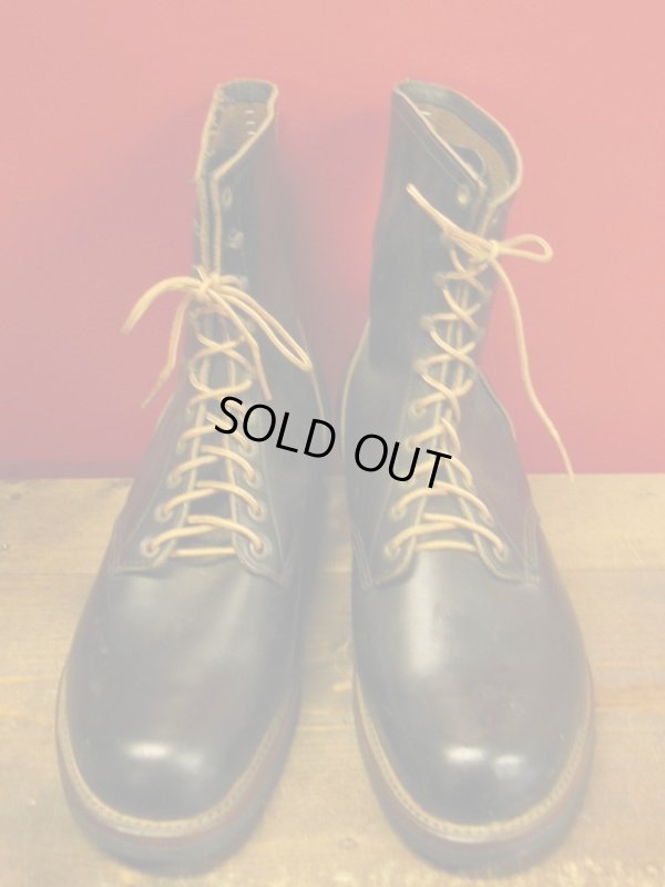 画像10: 1960'S DEAD DUBBLE WEAR WORK LACE UP BOOTS SZ/12EE