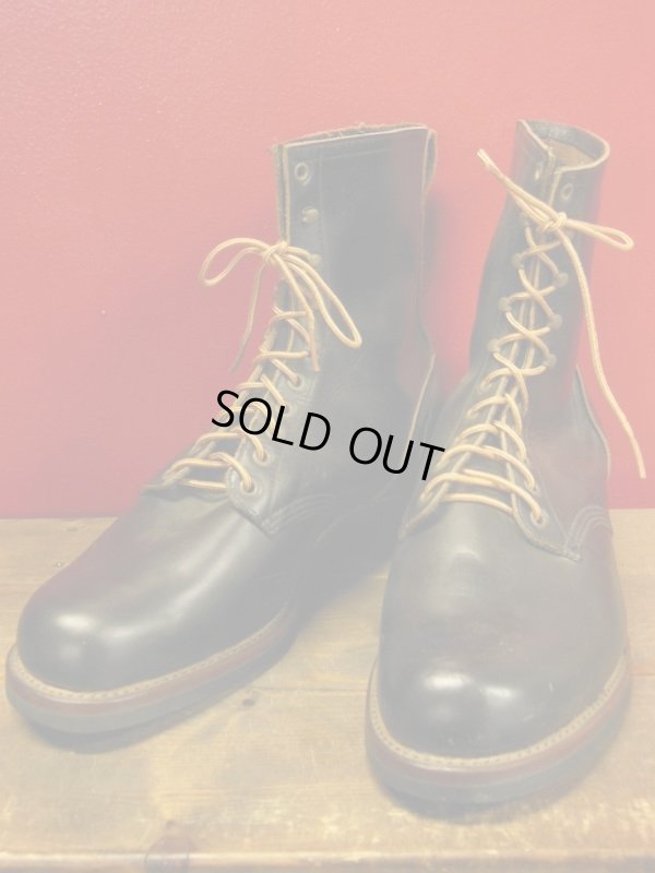 画像9: 1960'S DEAD DUBBLE WEAR WORK LACE UP BOOTS SZ/12EE