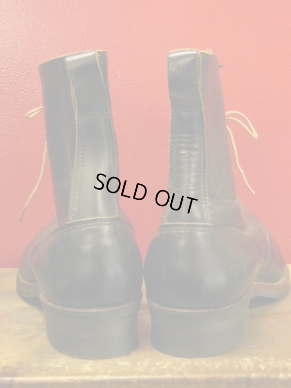 画像11: 1960'S DEAD DUBBLE WEAR WORK LACE UP BOOTS SZ/12EE