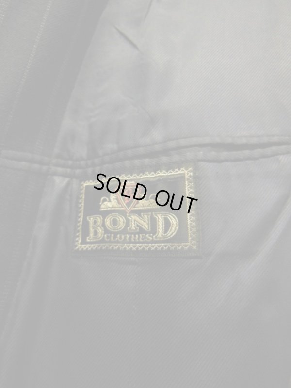 画像9: 1930'S BOND CLOTHES DARK NAVY DOUBLE BREAST PINSTRIPE SUIT 