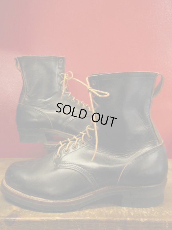 画像4: 1960'S DEAD DUBBLE WEAR WORK LACE UP BOOTS SZ/12EE