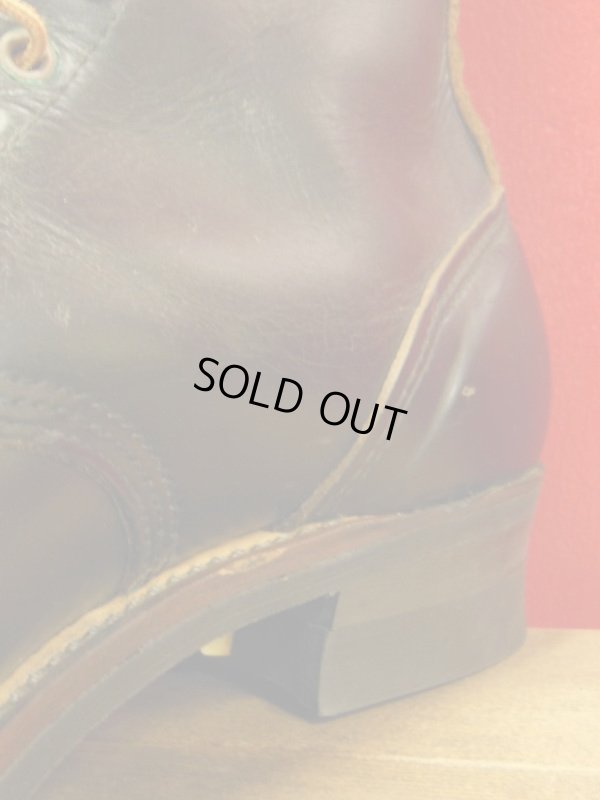 画像14: 1960'S DEAD DUBBLE WEAR WORK LACE UP BOOTS SZ/12EE