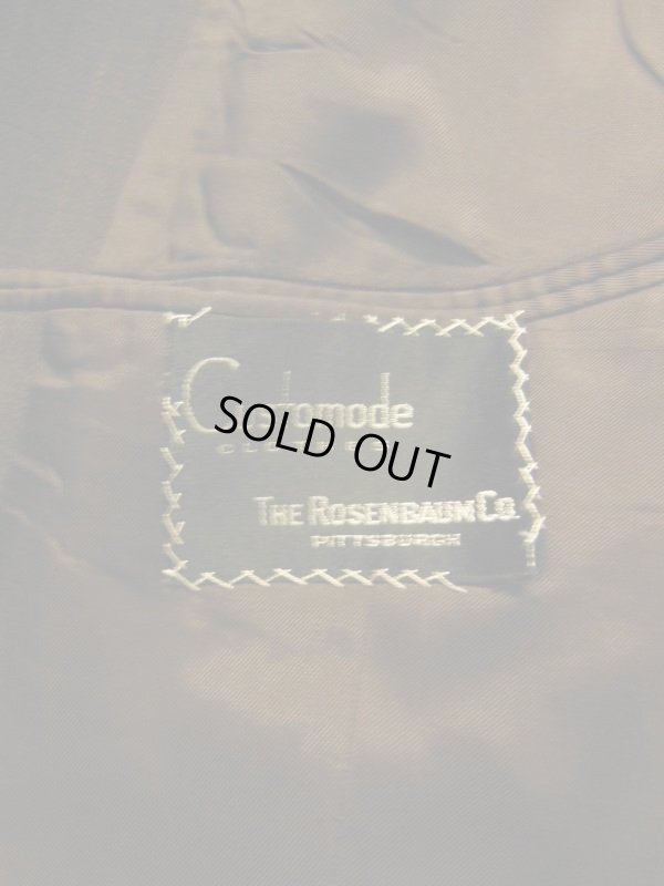 画像8: 1930'S CUSTMODE CLOTHES DARK BROWN PINSTRIPE DOUBLE BREAST SUIT 