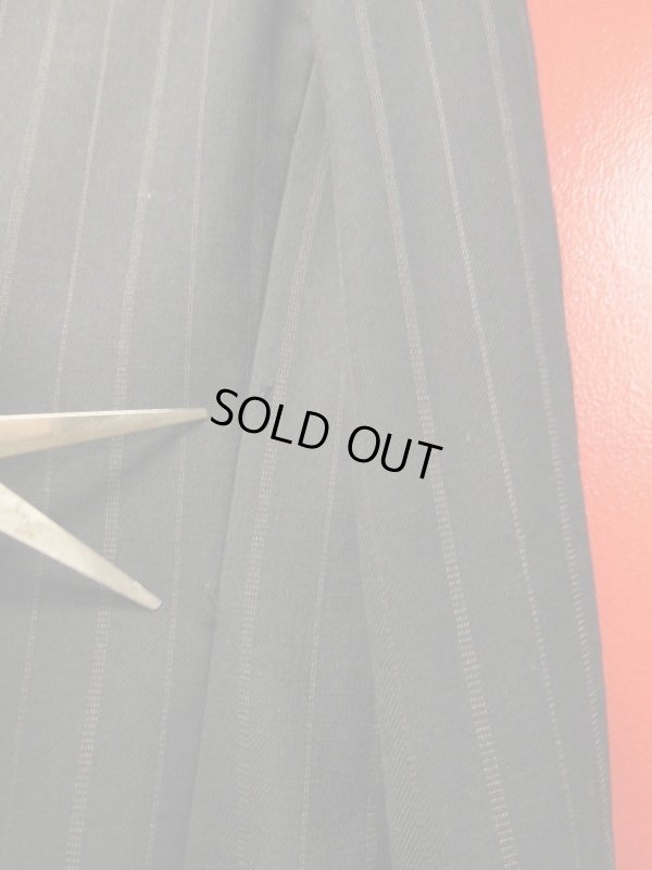 画像15: 1930'S BOND CLOTHES DARK NAVY DOUBLE BREAST PINSTRIPE SUIT 