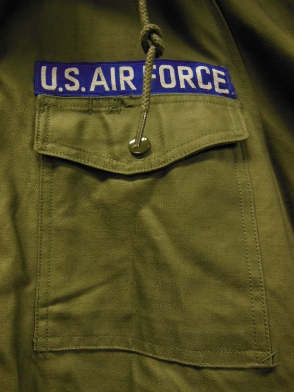 画像8: 1962'S USAF FIELD JACKET/ MAN'S, COTTON, WIND RESISTANT, SATEEN, OG 107/MED REG