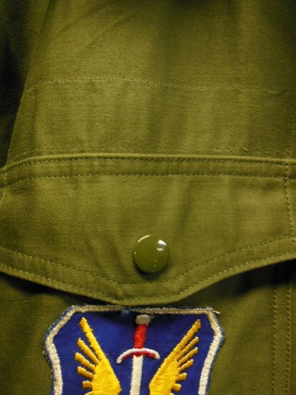 画像11: 1962'S USAF FIELD JACKET/ MAN'S, COTTON, WIND RESISTANT, SATEEN, OG 107/MED REG