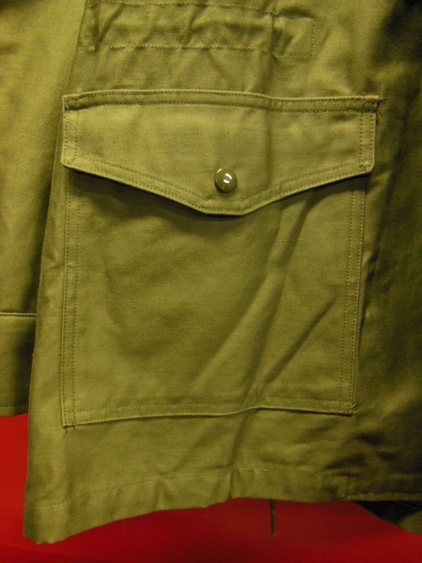 画像12: 1962'S USAF FIELD JACKET/ MAN'S, COTTON, WIND RESISTANT, SATEEN, OG 107/MED REG
