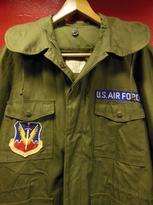 画像2: 1962'S USAF FIELD JACKET/ MAN'S, COTTON, WIND RESISTANT, SATEEN, OG 107/MED REG