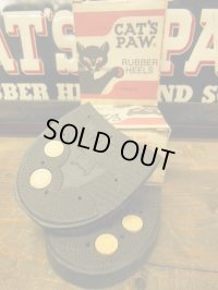 NOS CAT'S PAW RUBBER HEELS/TWIN GRIP WASDHER HALF/11-12/NEUT/箱入デッドストック キャッツポゥ ラバーヒール