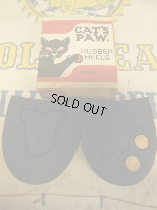 画像12: NOS CAT'S PAW RUBBER HEELS/TWIN GRIP WASDHER HALF/11-12/NEUT/箱入デッドストック キャッツポゥ ラバーヒール