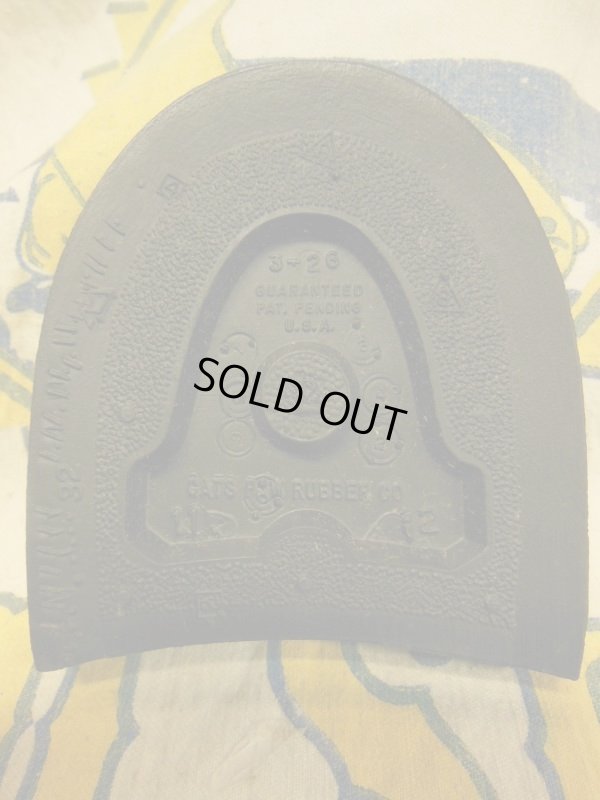 画像6: NOS CAT'S PAW RUBBER HEELS/TWIN GRIP WASDHER HALF/11-12/NEUT/箱入デッドストック キャッツポゥ ラバーヒール