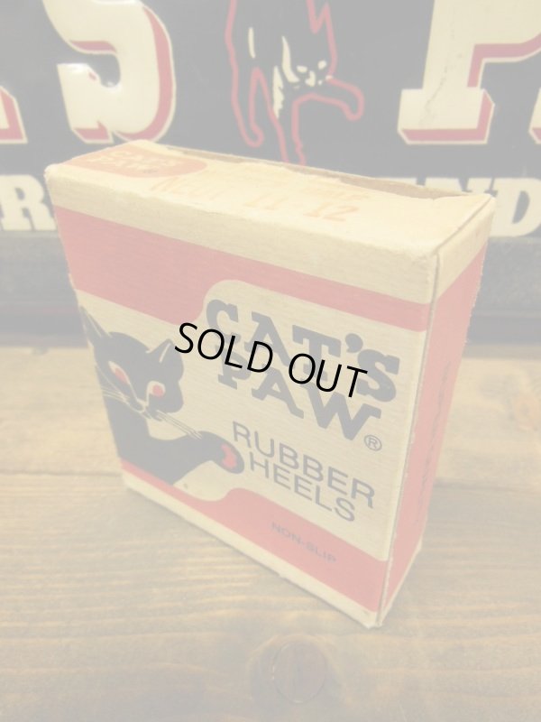 画像4: NOS CAT'S PAW RUBBER HEELS/TWIN GRIP WASDHER HALF/11-12/NEUT/箱入デッドストック キャッツポゥ ラバーヒール