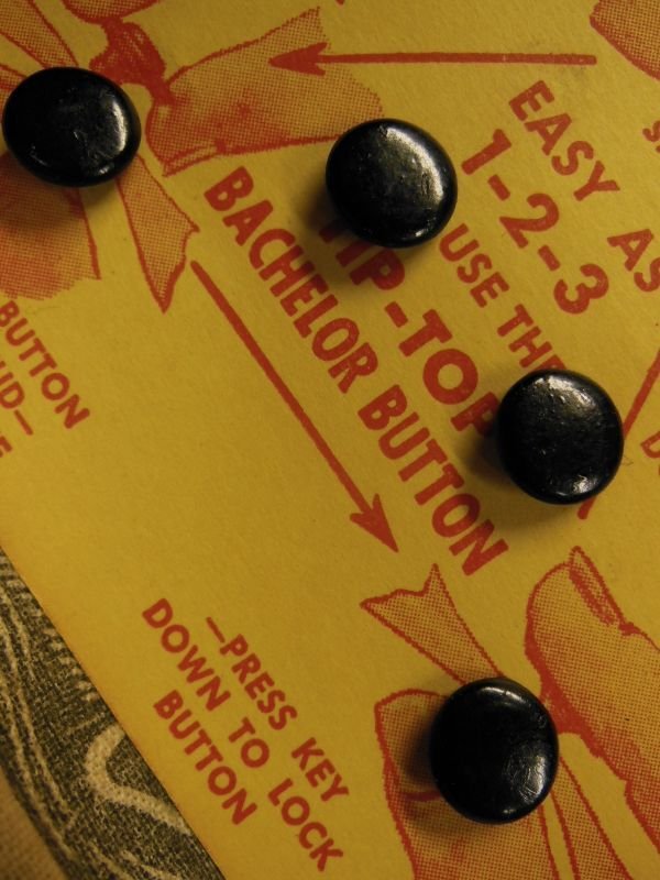 画像5: 1940'S〜 NOS TIP TOP BACHELOR DETACHABLE BUTTONS ON CARD ビンテージ 交換等ボタン　 