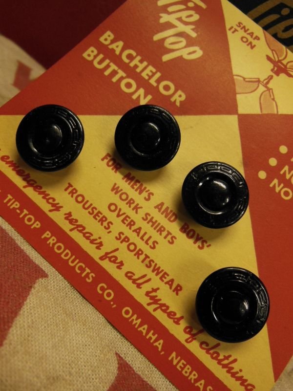 画像4: 1940'S〜 NOS TIP TOP BACHELOR DETACHABLE BUTTONS ON CARD ビンテージ 交換等ボタン　 
