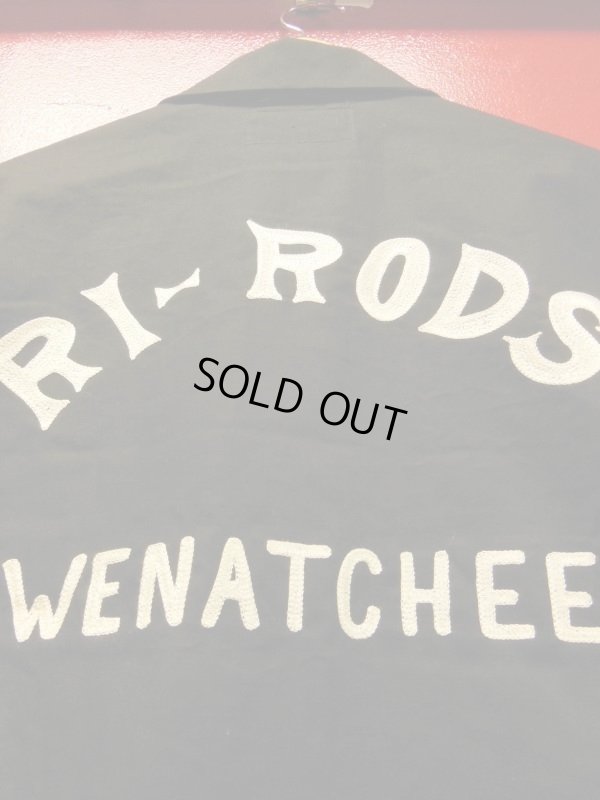 画像6: The Groovin High Vintage Style Car Club RI-RODS Jacket Black