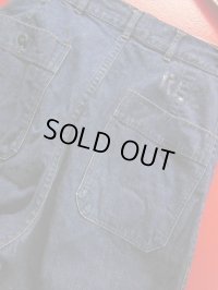 〜1960'S USED U.S.NAVY DENIM DUNGAREE PANTS SIZE/27X31