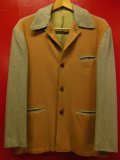 1940'S UNKNOWN TWO TONE PANEL HOLLYWOOD STYLE LEISURE JACKET/36 