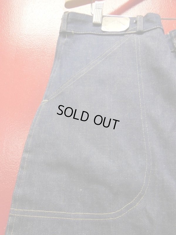 画像3: 1950'S DEADSTOCK UNKNOWN INDIGO DENIM WORK PANTS　38X36