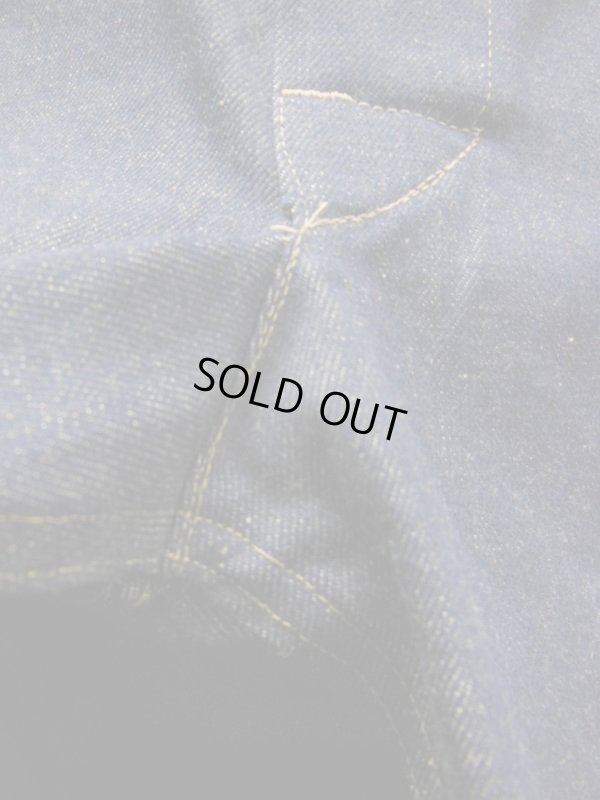 画像6: 1950'S DEADSTOCK UNKNOWN INDIGO DENIM WORK PANTS　38X36