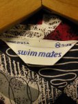 画像3: 1950'S SWIM MATES ABSTRACT ATOMIC PRINT COTTON SHIRT SZ/M