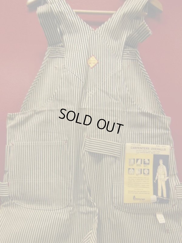 画像9: 1950'S DEADSTOCK PAYDAY EXTRA STRIPE CARPENTERS OVERALLS SZ/44X30