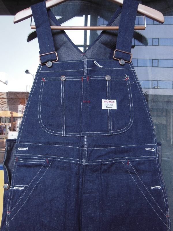 画像14: 1960'S DEADSTOCK BIG MAC 11-1/4OZ DENIM BIB OVERALLS SZ/32X30