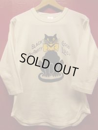 RAWHIDE "BLACK CAT" BASEBALL TEE SHIRT/6.2oz BODY