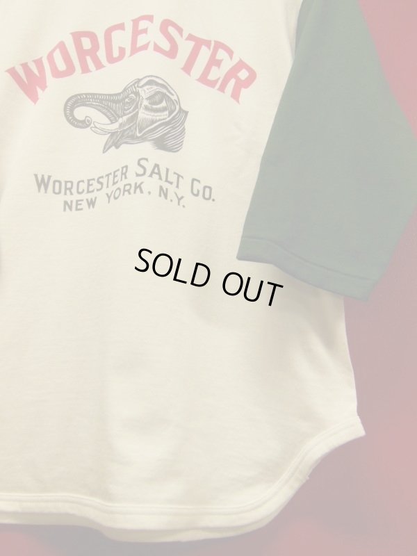 画像7: RAWHIDE "WORCESTER" BASEBALL TEE SHIRT