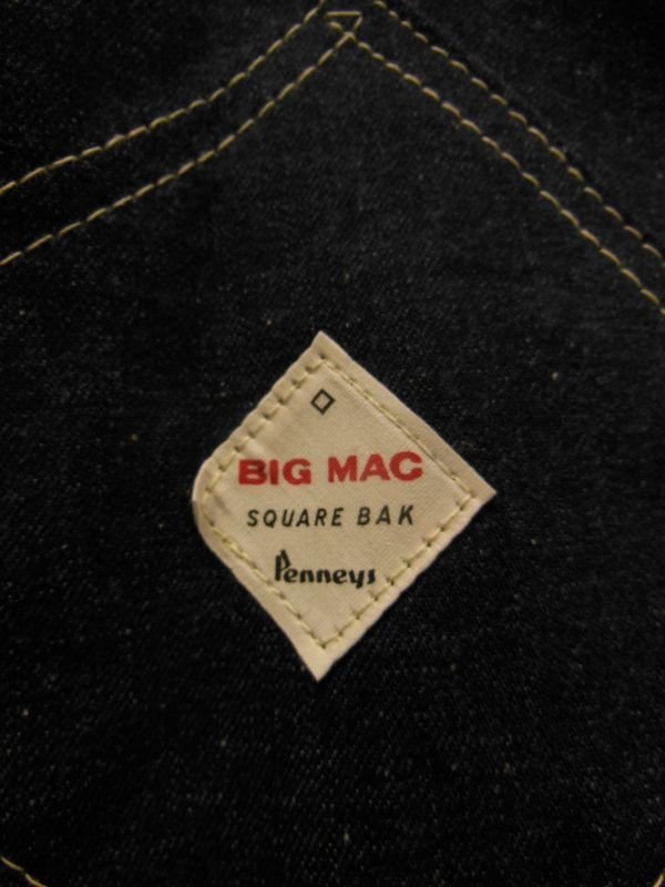 画像7: 1960'S DEADSTOCK BIG MAC 11-1/4OZ DENIM BIB OVERALLS SZ/32X30