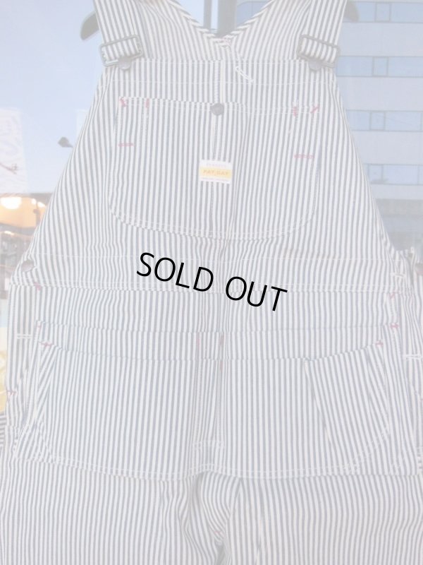 画像14: 1950'S DEADSTOCK PAYDAY EXTRA STRIPE CARPENTERS OVERALLS SZ/44X30