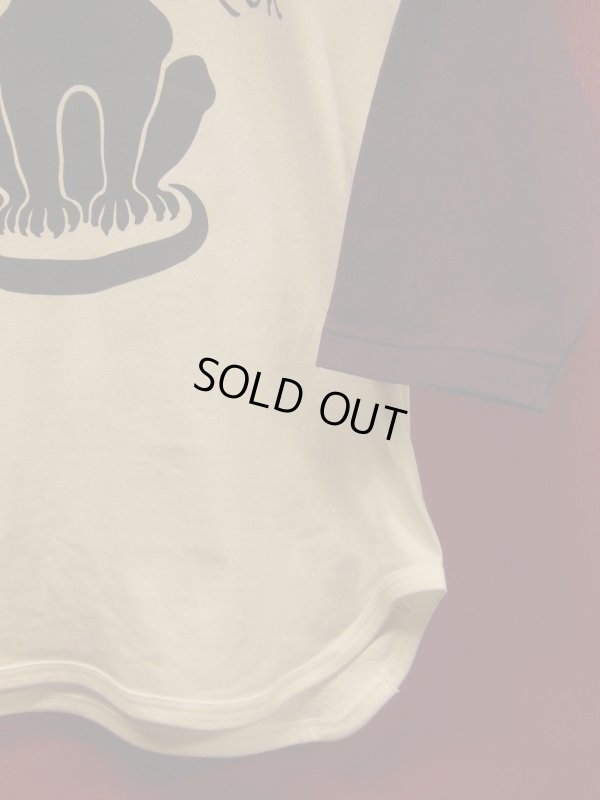 画像6: RAWHIDE "BLACK CAT" BASEBALL TEE SHIRT/6.2oz BODY