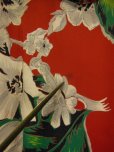 画像12: 1950'S CACMPBELL'S FLOWER PRINTED RAYON HAWAIIAN SHIRT SZ/M