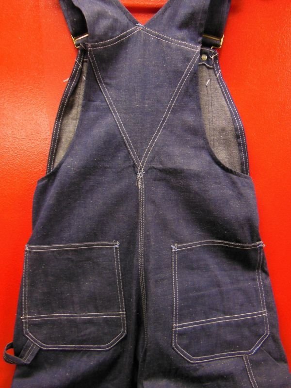 画像8: 1960'S DEADSTOCK SEARS ROEBUCK UNION MADE DENIM BIB OVERALLS SZ/34 X 32