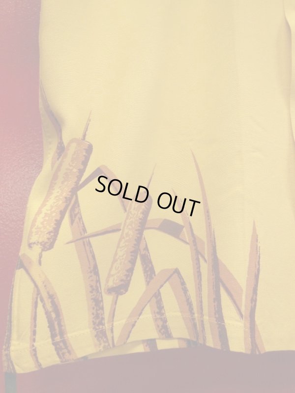 画像8: 1940'S CATALINA FLYING DUCK BACK PANEL PRINTED RAYON HAWAIIAN SHIRT SZ/M