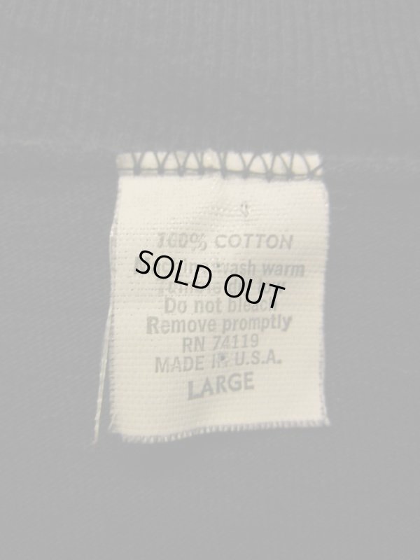 画像4: 80S90S US古着 ビンテージ aワシントン州立大学ハスキーズ長袖Tシャツ/黒/LT