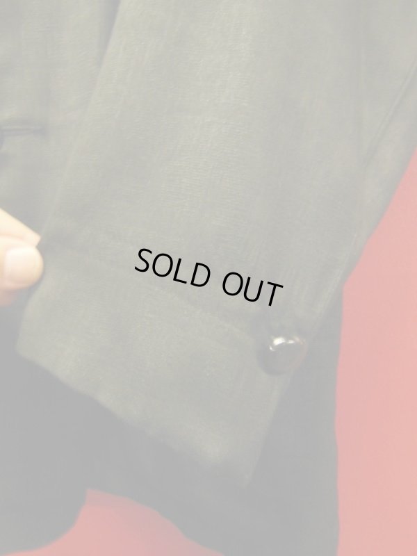 画像10: 1950'S SPORTSWEAR BLACK RAYON HOLLYWOOD JACKET/MEDIUM